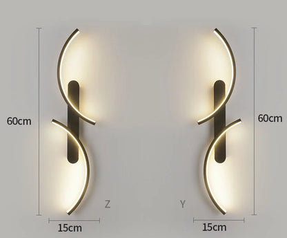 Minimalistisk LED Væglampe