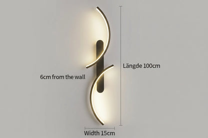 Minimalistisk LED Væglampe
