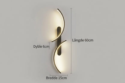Minimalistisk LED Væglampe