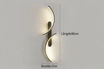 Minimalistisk LED Væglampe