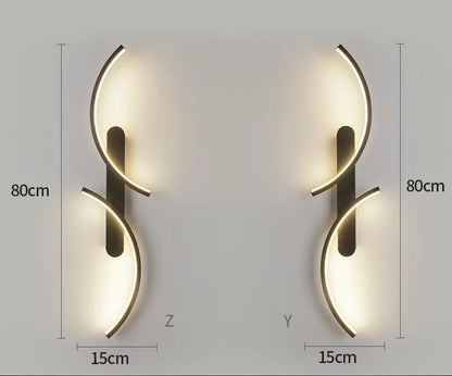 Minimalistisk LED Væglampe